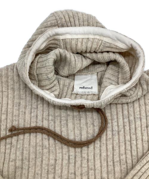 refomed（リフォメッド）refomed (リフォメッド) ニットパーカー アイボリー サイズ:1の古着・服飾アイテム
