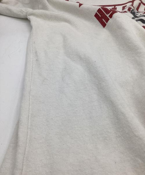 Hysteric Glamour（ヒステリックグラマー）Hysteric Glamour (ヒステリックグラマー) LAY DAY WOMAN（レイ デイ ウーマン）オーバーサイズTシャツ ブラック×ホワイト サイズ:Mの古着・服飾アイテム