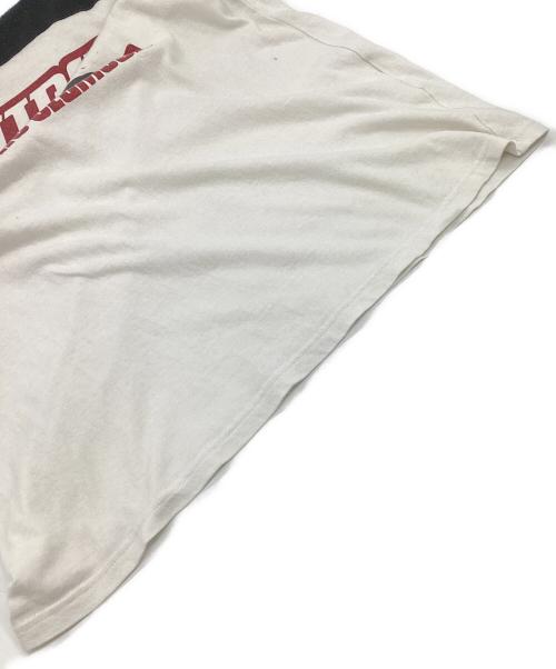 Hysteric Glamour（ヒステリックグラマー）Hysteric Glamour (ヒステリックグラマー) LAY DAY WOMAN（レイ デイ ウーマン）オーバーサイズTシャツ ブラック×ホワイト サイズ:Mの古着・服飾アイテム