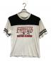 Hysteric Glamour（ヒステリックグラマー）の古着「LAY DAY WOMAN（レイ デイ ウーマン）オーバーサイズTシャツ」｜ブラック×ホワイト