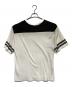 Hysteric Glamour (ヒステリックグラマー) LAY DAY WOMAN（レイ デイ ウーマン）オーバーサイズTシャツ ブラック×ホワイト サイズ:M：8000円