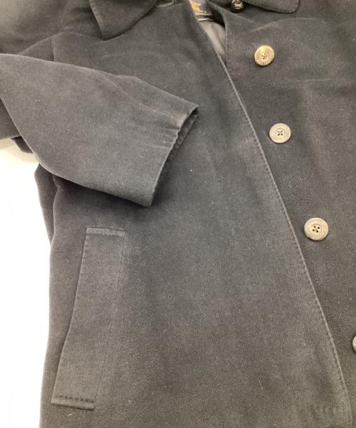 Burberry's（バーバリー）Burberry's (バーバリーズ) シルク ステンカラーコート ブラック サイズ:7ARの古着・服飾アイテム