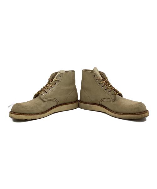RED WING（レッドウィング）RED WING (レッドウィング) 6INCHI CLASSIC ROUND（6インチ クラシック ラウンド）ブーツ ベージュ サイズ:US9Dの古着・服飾アイテム