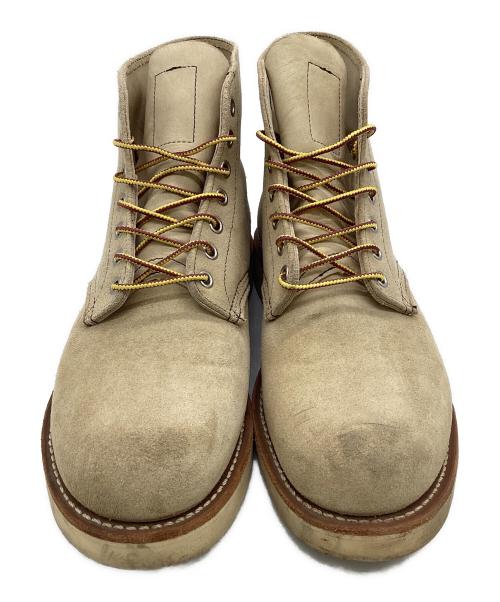 RED WING（レッドウィング）RED WING (レッドウィング) 6INCHI CLASSIC ROUND（6インチ クラシック ラウンド）ブーツ ベージュ サイズ:US9Dの古着・服飾アイテム