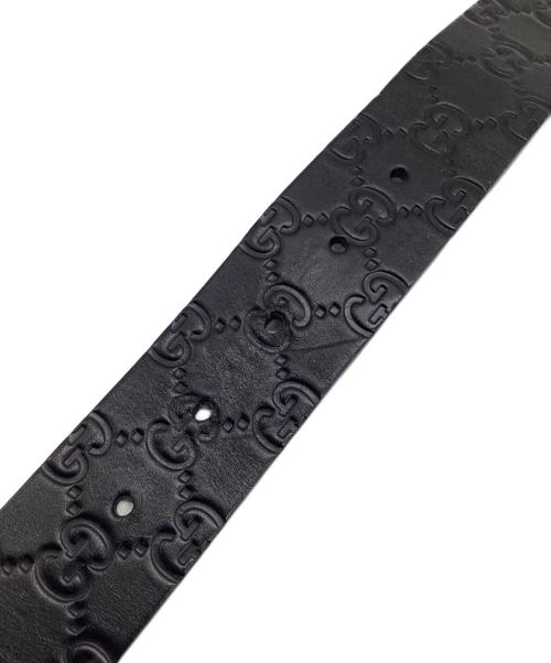 GUCCI（グッチ）GUCCI (グッチ) グッチシマ ベルト ブラック サイズ:100・40の古着・服飾アイテム