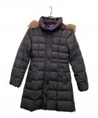 BLUE LABEL CRESTBRIDGEブルーレーベルクレストブリッジ）の古着「ダウンコート」｜ブラック