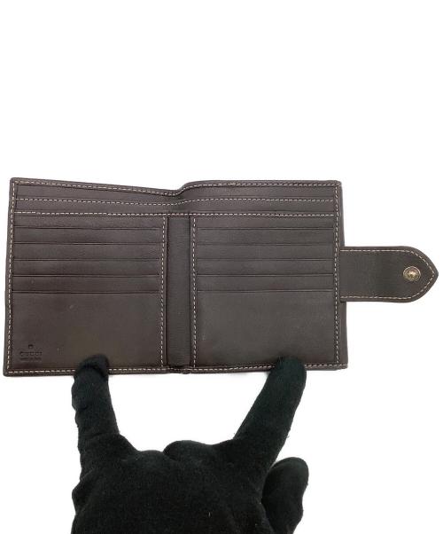 GUCCI（グッチ）GUCCI (グッチ) GGキャンバス 2つ折り財布 ベージュの古着・服飾アイテム