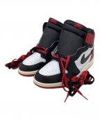 NIKEナイキ）の古着「Air Jordan 1 Retro High OG（エア ジョーダン 1 レトロ ハイ ）Black Toe（ブラック トゥ）」｜ブラック