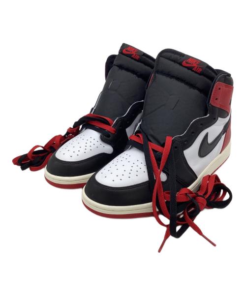 NIKE（ナイキ）NIKE (ナイキ) Air Jordan 1 Retro High OG（エア ジョーダン 1 レトロ ハイ ）Black Toe（ブラック トゥ） ブラック サイズ:29cmの古着・服飾アイテム