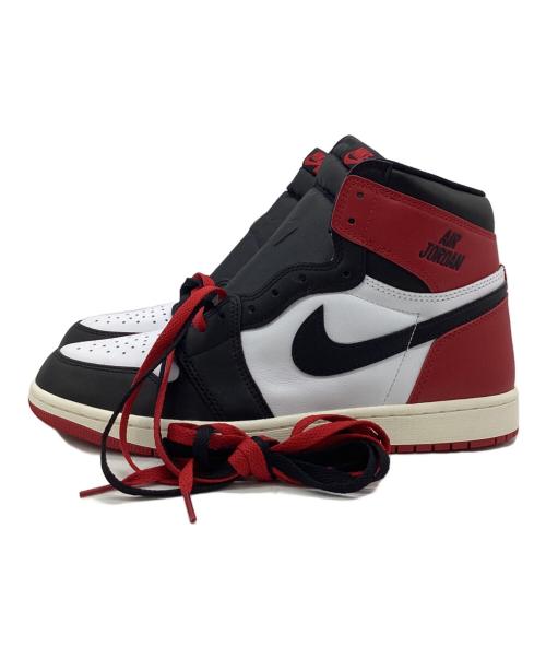 NIKE（ナイキ）NIKE (ナイキ) Air Jordan 1 Retro High OG（エア ジョーダン 1 レトロ ハイ ）Black Toe（ブラック トゥ） ブラック サイズ:29cmの古着・服飾アイテム