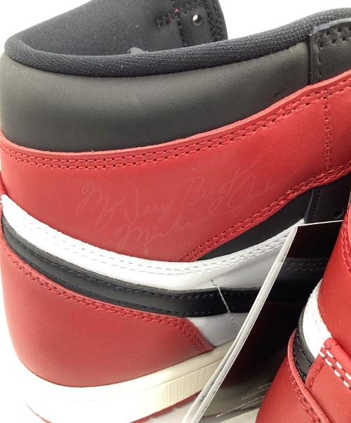 NIKE（ナイキ）NIKE (ナイキ) Air Jordan 1 Retro High OG（エア ジョーダン 1 レトロ ハイ ）Black Toe（ブラック トゥ） ブラック サイズ:29cmの古着・服飾アイテム