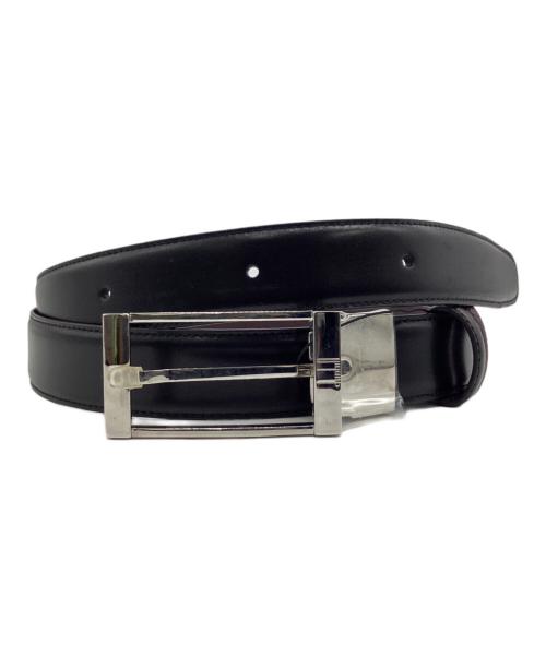 dunhill（ダンヒル）dunhill (ダンヒル) レザーベルト ブラック サイズ:49/107の古着・服飾アイテム