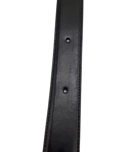 dunhill（ダンヒル）dunhill (ダンヒル) レザーベルト ブラック サイズ:49/107の古着・服飾アイテム
