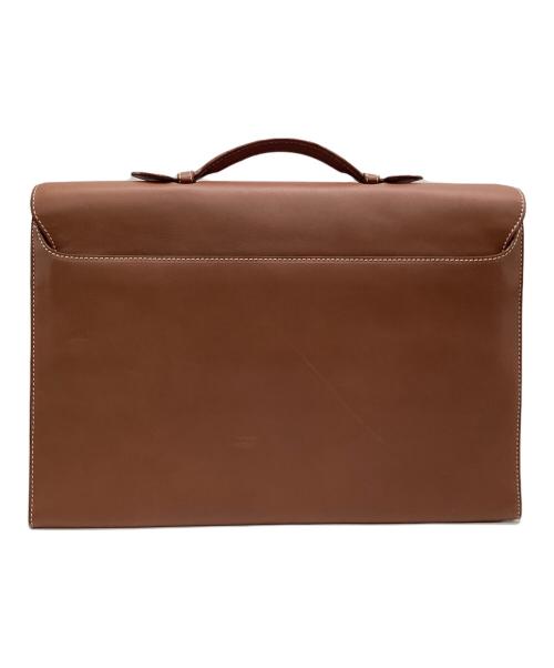dunhill（ダンヒル）dunhill (ダンヒル) ムルザンヌ ダブルブリーフケース ブラウンの古着・服飾アイテム