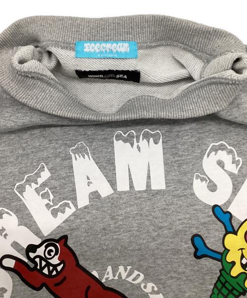 ICE CREAM（アイスクリーム）ICE CREAM (アイスクリーム) WIND AND SEA (ウィンダンシー) スウェット グレー サイズ:XLの古着・服飾アイテム