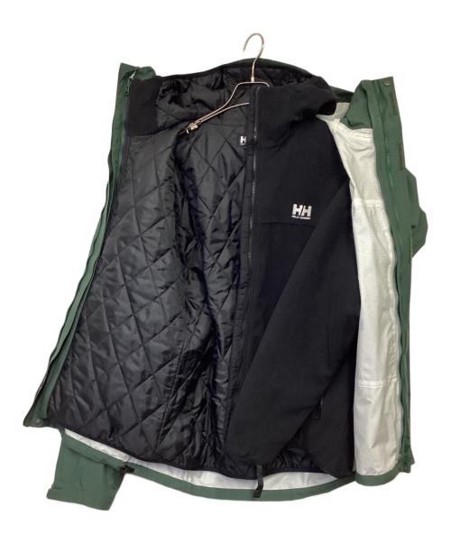 HELLY HANSEN（ヘリーハンセン）HELLY HANSEN (ヘリーハンセン) スカンザ3WAYジャケット グリーン サイズ:XLの古着・服飾アイテム