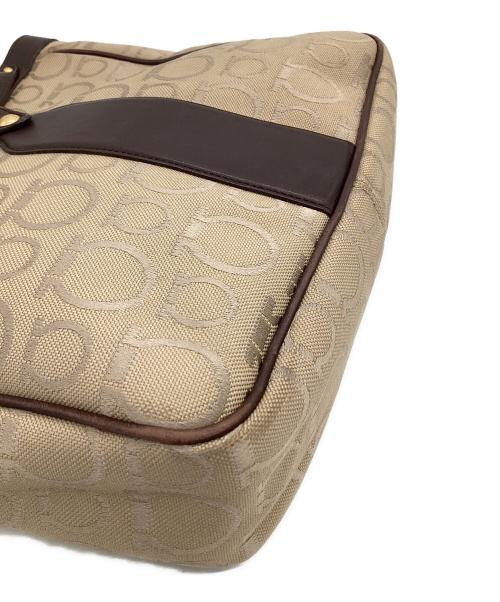 Salvatore Ferragamo（サルヴァトーレ フェラガモ）Salvatore Ferragamo (サルヴァトーレ フェラガモ) ガンチーニ キャンバス トートバッグ ベージュの古着・服飾アイテム