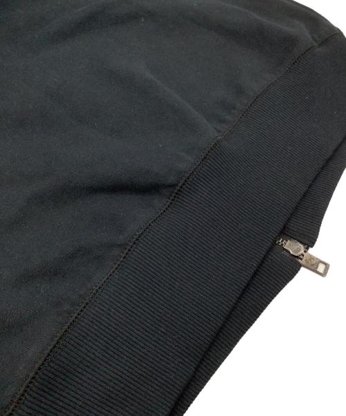 DIESEL（ディーゼル）DIESEL (ディーゼル) コンビネーションジップパーカー ブラック×ホワイト サイズ:Mの古着・服飾アイテム