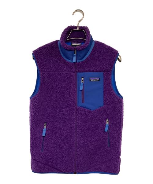 Patagonia（パタゴニア）Patagonia (パタゴニア) クラシック レトロX ベスト パープル×ブルー サイズ:Sの古着・服飾アイテム