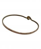 SERGE THORAVALセルジュトラヴァル）の古着「LOVE バングル」｜ゴールド