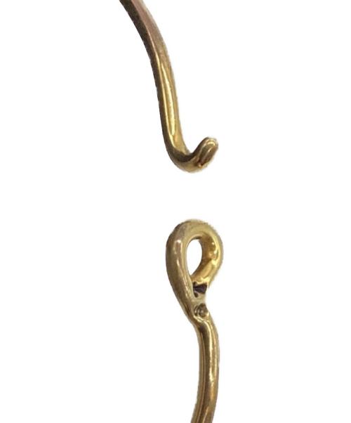 SERGE THORAVAL（セルジュトラヴァル）SERGE THORAVAL (セルジュトラヴァル) LOVE バングル ゴールドの古着・服飾アイテム