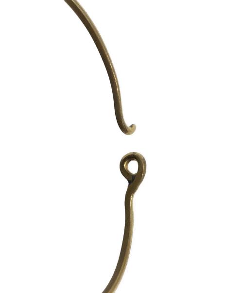 SERGE THORAVAL（セルジュトラヴァル）SERGE THORAVAL (セルジュトラヴァル) LOVE バングル ゴールドの古着・服飾アイテム