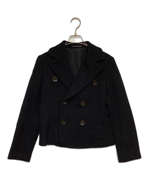 yohji yamamoto+noir（ヨウジヤマモトプリュスノアール）yohji yamamoto+noir (ヨウジヤマモトプリュスノアール) ダブルジャケット ブラック サイズ:2の古着・服飾アイテム