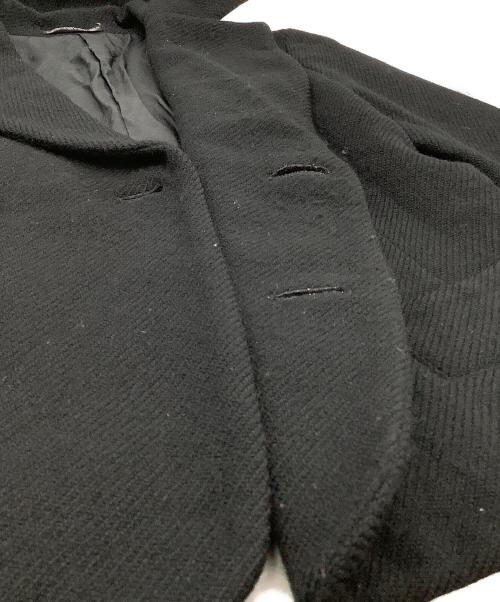 yohji yamamoto+noir（ヨウジヤマモトプリュスノアール）yohji yamamoto+noir (ヨウジヤマモトプリュスノアール) ダブルジャケット ブラック サイズ:2の古着・服飾アイテム
