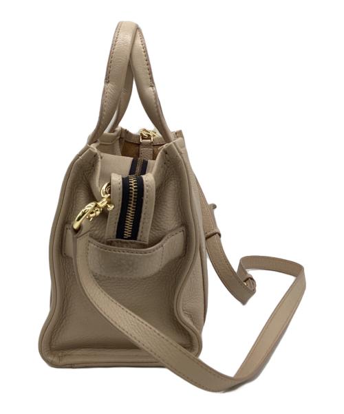 MARC JACOBS（マークジェイコブス）MARC JACOBS (マークジェイコブズ) ザ レザー トート バッグ スモール ベージュの古着・服飾アイテム