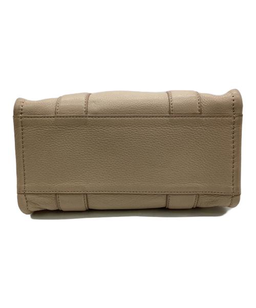 MARC JACOBS（マークジェイコブス）MARC JACOBS (マークジェイコブズ) ザ レザー トート バッグ スモール ベージュの古着・服飾アイテム