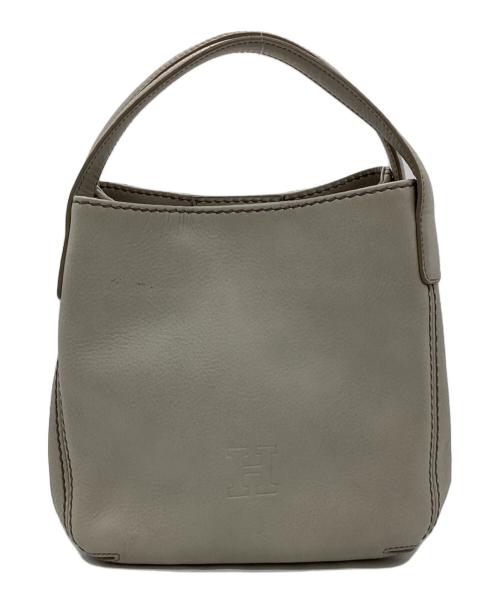 HIROFU（ヒロフ）HIROFU (ヒロフ) チッチョーネ レザー トートバッグ ベージュの古着・服飾アイテム