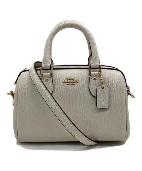 COACH（コーチ）COACH (コーチ) ミニローアンクロスボディ アイボリーの古着・服飾アイテム