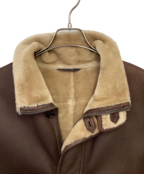 BROOKS BROTHERS（ブルックスブラザーズ）BROOKS BROTHERS (ブルックスブラザーズ) ラムスキン ジャケット ブラウン サイズ:Lの古着・服飾アイテム