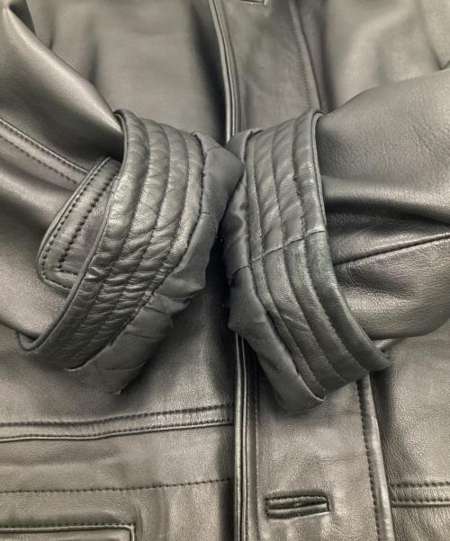 BALMAIN（バルマン）BALMAIN (バルマン) レザージャケット ブラック サイズ:Lの古着・服飾アイテム