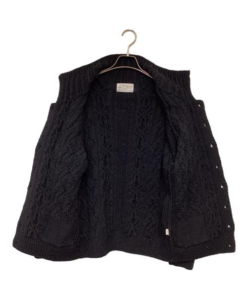 INVERALLAN（インバーアラン）INVERALLAN (インバーアラン) 3A ニットカーディガン ブラック サイズ:表記無の古着・服飾アイテム