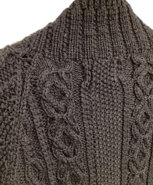 INVERALLAN（インバーアラン）INVERALLAN (インバーアラン) 3A ニットカーディガン ブラック サイズ:表記無の古着・服飾アイテム