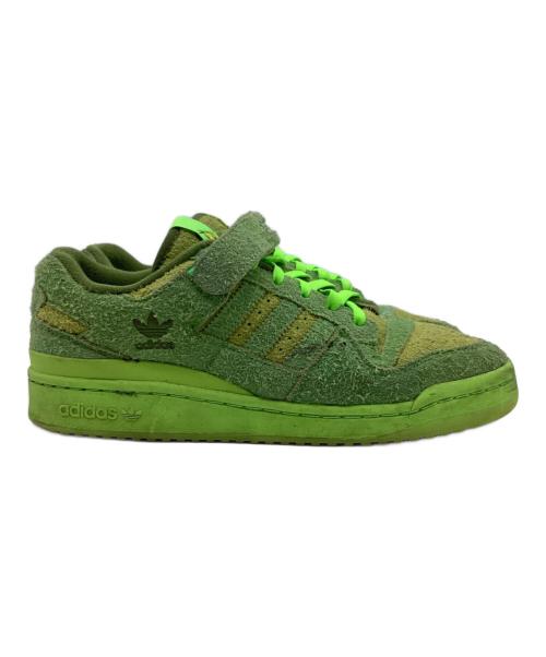 The Grinch（グリンチ）The Grinch (グリンチ) adidas (アディダス) Forum Low（フォーラム ロー）スニーカー グリーン サイズ:27.5cmの古着・服飾アイテム
