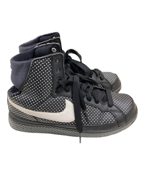 NIKE（ナイキ）NIKE (ナイキ) AIR TROUPE MID/エアトゥループミッド ブラック×ホワイト サイズ:25の古着・服飾アイテム