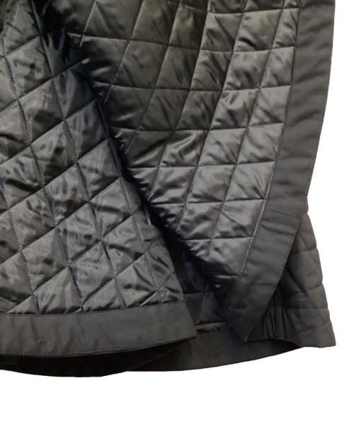 JENNE（ジェンヌ）JENNE (ジェンヌ) フレンチシックキルティングフレアコート ブラック サイズ:Lの古着・服飾アイテム