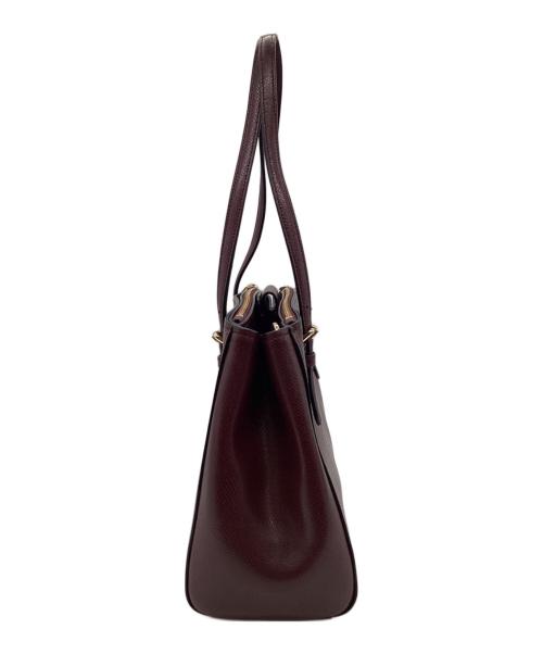 COACH（コーチ）COACH (コーチ) Turnlock Carryall 29（ターンロック キャリーオール 29） ワインレッドの古着・服飾アイテム