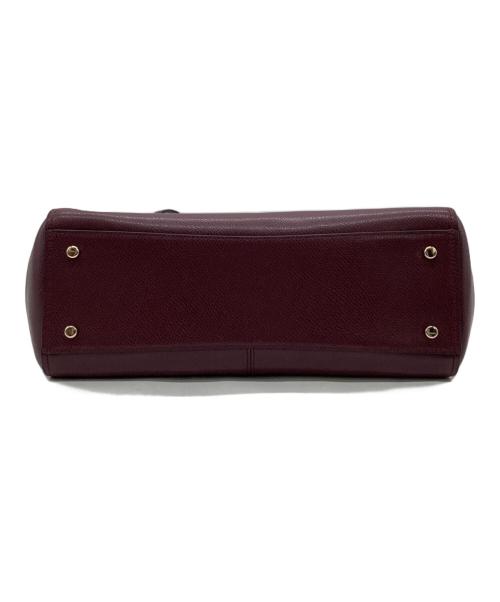 COACH（コーチ）COACH (コーチ) Turnlock Carryall 29（ターンロック キャリーオール 29） ワインレッドの古着・服飾アイテム