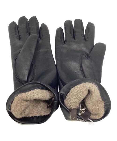 COACH（コーチ）COACH (コーチ) 革手袋 ブラック サイズ:7（Sサイズ相当）の古着・服飾アイテム