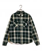 HUF×PLAYBOYハフ×プレイボーイ）の古着「長袖シャツ」｜グリーン