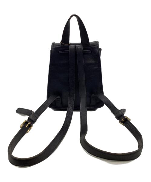 COACH（コーチ）COACH (コーチ) レザー ミニリュック ブラックの古着・服飾アイテム