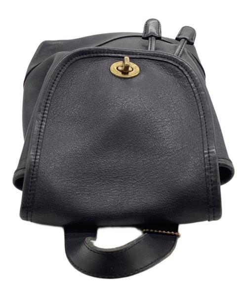 COACH（コーチ）COACH (コーチ) レザー ミニリュック ブラックの古着・服飾アイテム