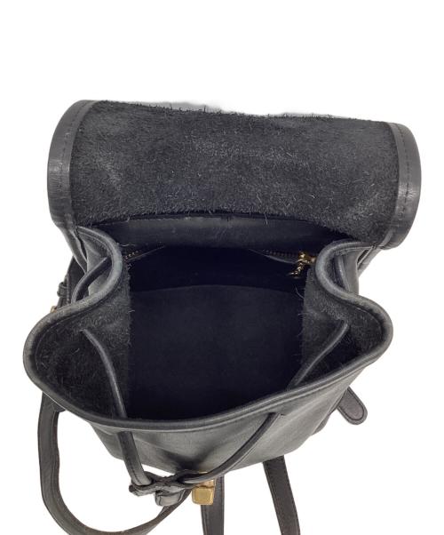 COACH（コーチ）COACH (コーチ) レザー ミニリュック ブラックの古着・服飾アイテム