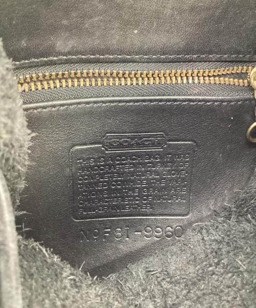 COACH（コーチ）COACH (コーチ) レザー ミニリュック ブラックの古着・服飾アイテム