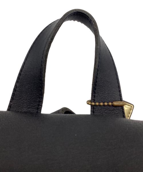 COACH（コーチ）COACH (コーチ) レザー ミニリュック ブラックの古着・服飾アイテム