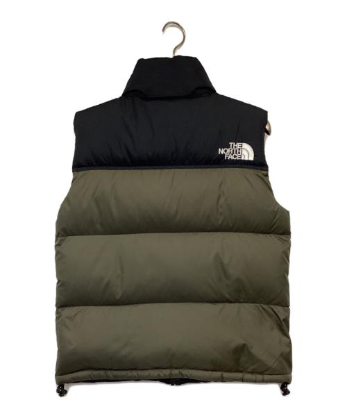 THE NORTH FACE（ザ ノース フェイス）THE NORTH FACE (ザ ノース フェイス) ヌプシベスト カーキ×ブラック サイズ:Lの古着・服飾アイテム