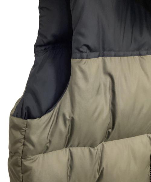 THE NORTH FACE（ザ ノース フェイス）THE NORTH FACE (ザ ノース フェイス) ヌプシベスト カーキ×ブラック サイズ:Lの古着・服飾アイテム